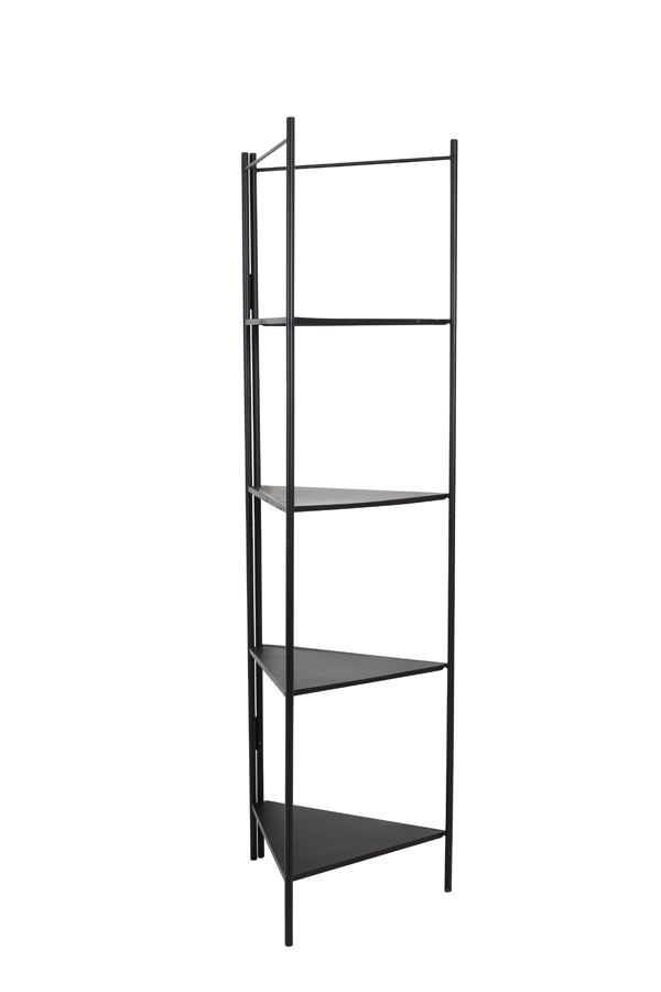 Cabinet open 59x59x200 cm DISPLAY black