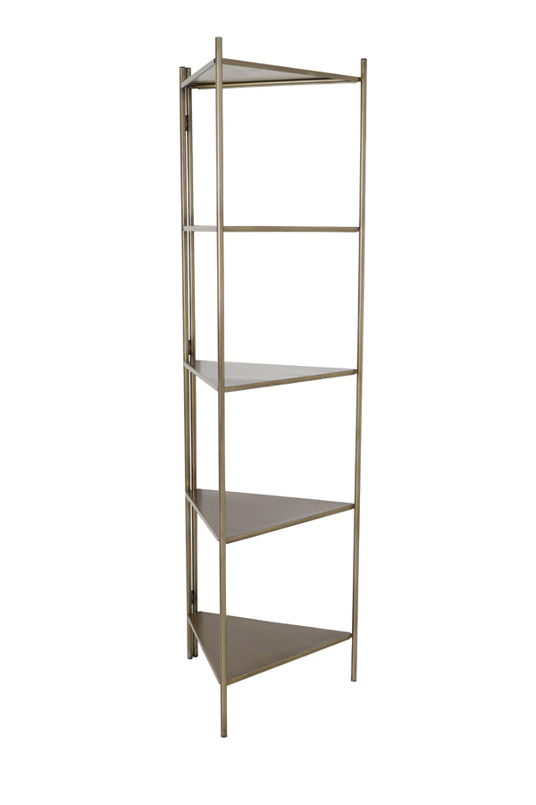 Cabinet open 58,5x41x200 cm DISPLAY antique bronze