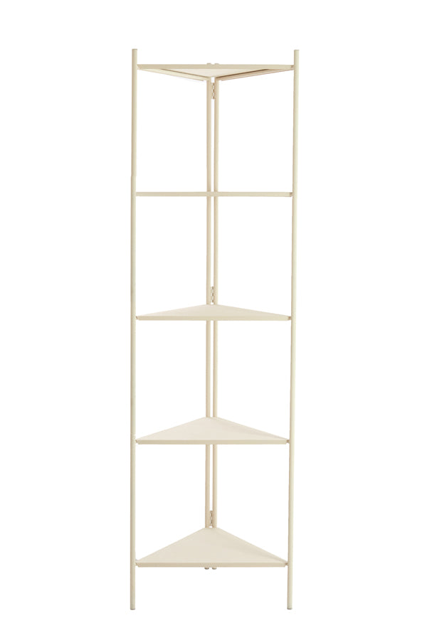 Cabinet open 59x59x200 cm DISPLAY cream