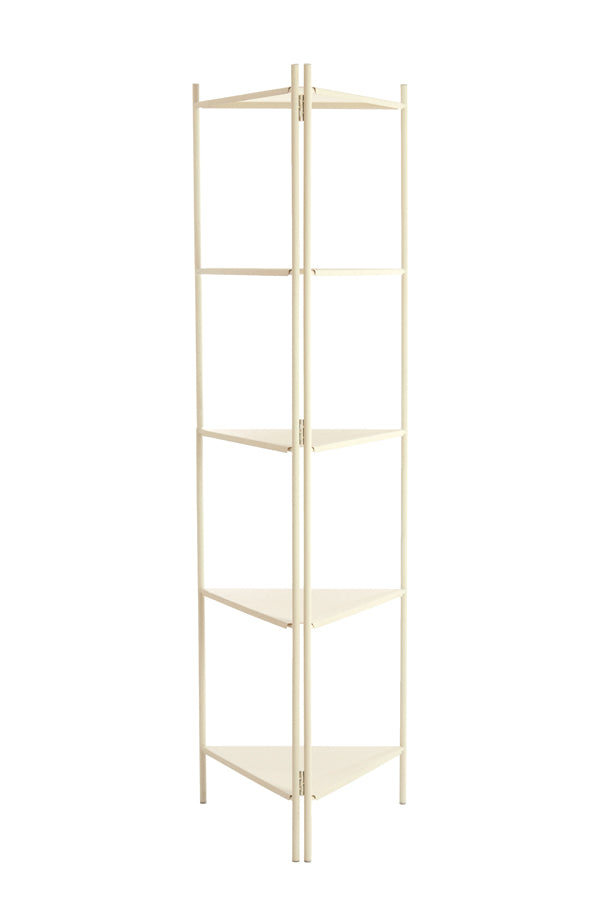Cabinet open 59x59x200 cm DISPLAY cream