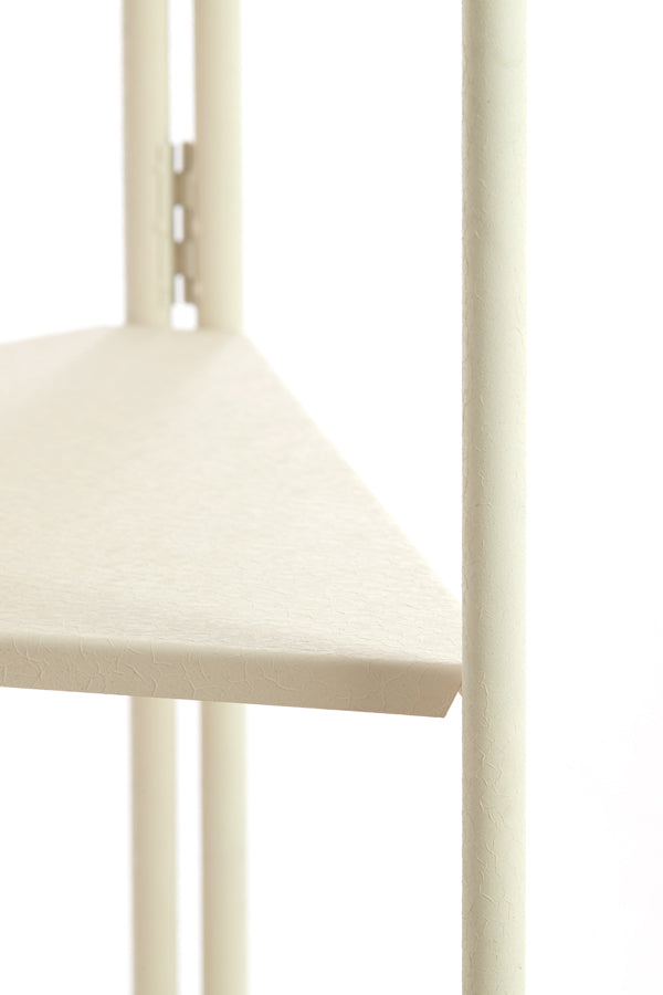 Cabinet open 59x59x200 cm DISPLAY cream