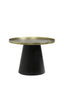 Coffee table 60x44 cm POPETA antique bronze-black