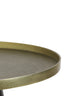 Coffee table 60x44 cm POPETA antique bronze-black