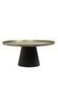 Coffee table 75x35 cm POPETA antique bronze-black
