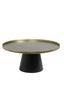 Coffee table 75x35 cm POPETA antique bronze-black