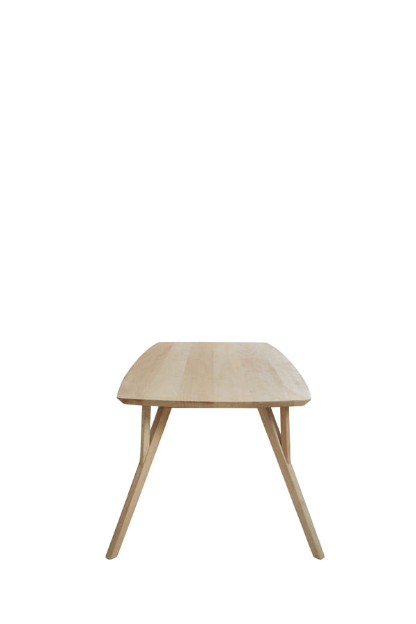 Dining table 200x100x76 cm QUENZA mango wood natural