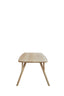 Dining table 200x100x76 cm QUENZA mango wood natural