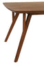 Dining table 200x100x76 cm QUENZA acacia wood brown