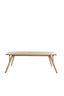 Dining table 220x100x76 cm QUENZA mango wood natural