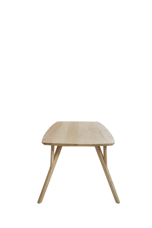 Dining table 220x100x76 cm QUENZA mango wood natural