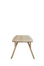 Dining table 220x100x76 cm QUENZA mango wood natural