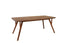 Dining table 220x100x76 cm QUENZA acacia wood brown