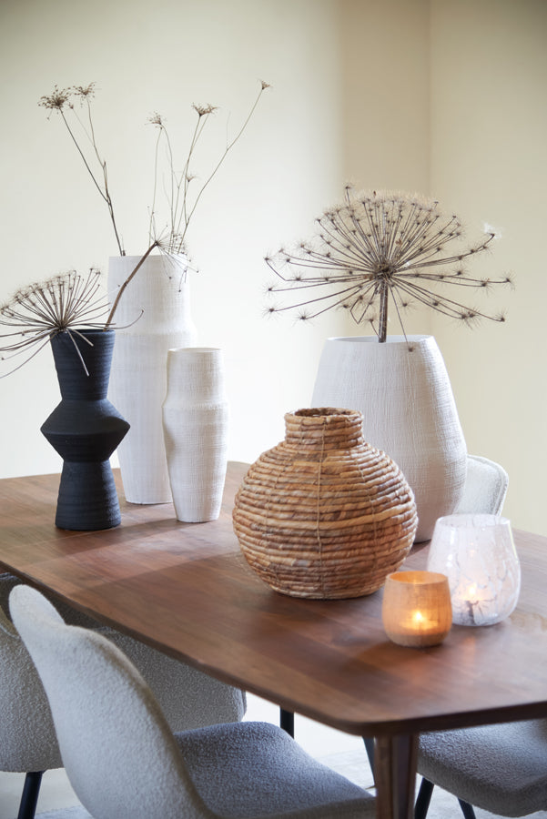 Dining table 220x100x76 cm QUENZA acacia wood brown