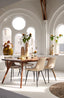 Dining table 220x100x76 cm QUENZA acacia wood brown