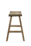 Stool 47x24x50 cm SANZA wood natural
