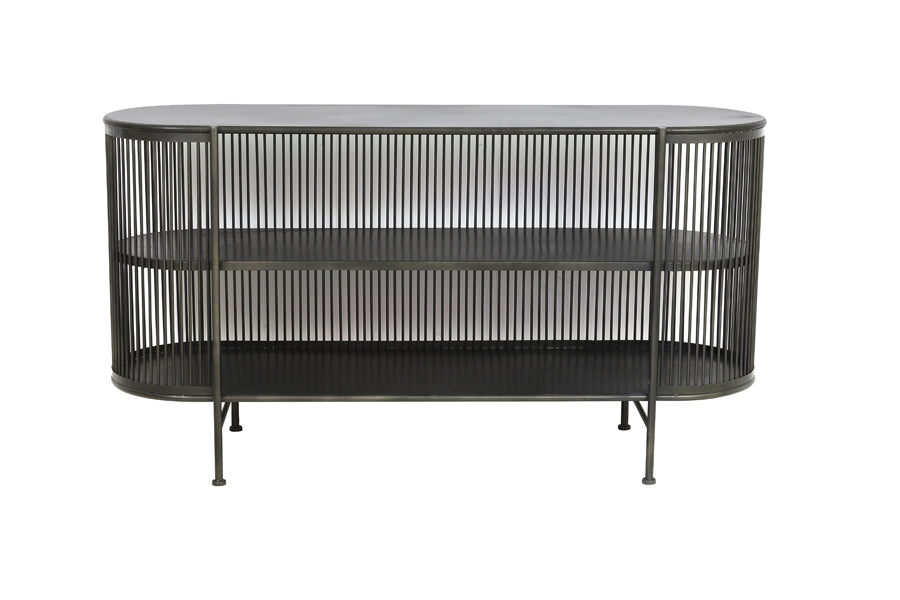 Cabinet open 149x40x80 cm YINTHE black