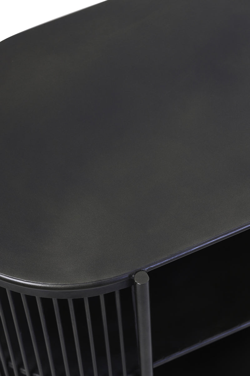 Cabinet open 149x40x80 cm YINTHE black