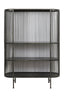Cabinet open 119x40x161 cm YINTHE black