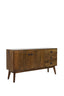 Cabinet 152x40x80 cm ESPITA wood oil brown