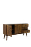Cabinet 152x40x80 cm ESPITA wood oil brown