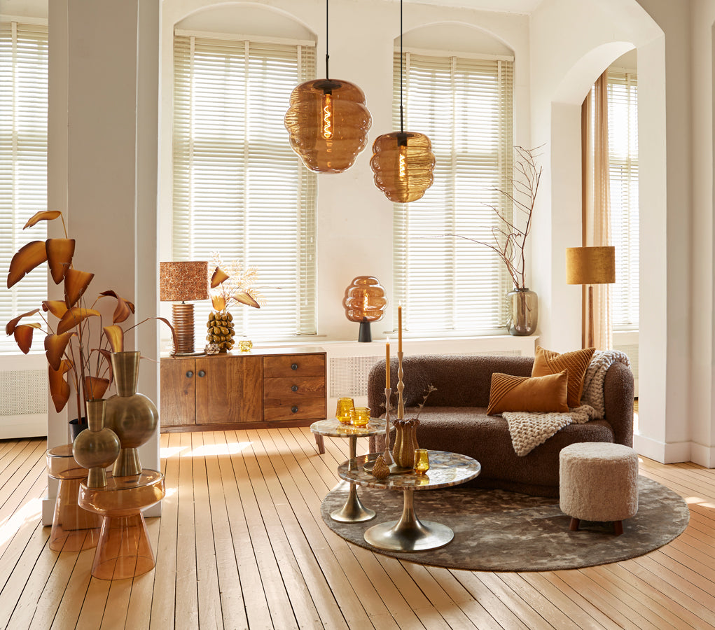 Cabinet 152x40x80 cm ESPITA wood oil brown