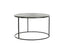 Coffee table S/2 61x37+76x41 cm PRIMO blck-bronze+mat blck