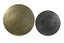 Coffee table S/2 61x37+76x41 cm PRIMO blck-bronze+mat blck