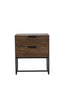 Cabinet 60x40x70 cm MEAVE wood matt dark brown