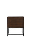 Cabinet 60x40x70 cm MEAVE wood matt dark brown