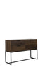 Console 120x40x80 cm MEAVE wood matt dark brown