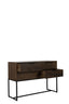 Console 120x40x80 cm MEAVE wood matt dark brown