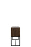 Console 120x40x80 cm MEAVE wood matt dark brown