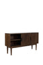 Cabinet 150x40x80 cm BITIKA wood dark brown