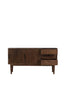 Cabinet 150x40x80 cm BITIKA wood dark brown
