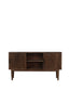 Cabinet 150x40x80 cm BITIKA wood dark brown