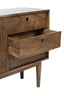 Cabinet 150x40x80 cm BITIKA wood dark brown