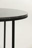 Coffee table S/2 65,5x40,5+75x45,5 cm ALFIO brwn mrbl+blck