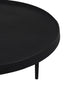 Coffee table S/2 64x39+75x44 cm TOBIAS black