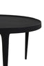 Coffee table S/2 64x39+75x44 cm TOBIAS black