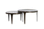 Coffee table S/2 64x39+75x44 cm TOBIAS dark brown