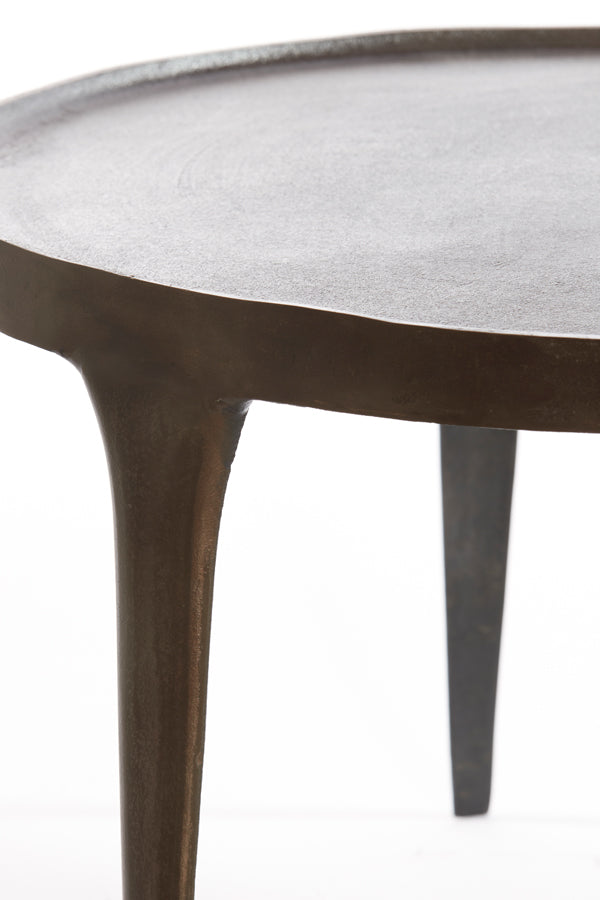Coffee table S/2 64x39+75x44 cm TOBIAS dark brown