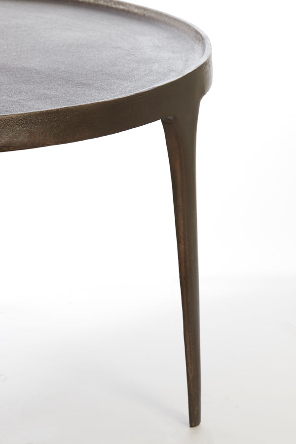 Coffee table S/2 64x39+75x44 cm TOBIAS dark brown
