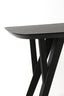 Console 160x44x82 cm QUENZA acacia wood matt black