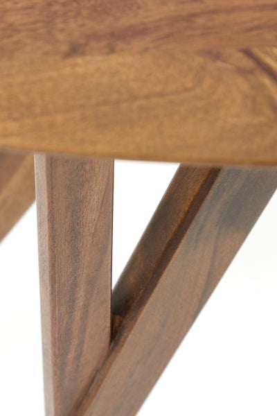 Console 160x44x82 cm QUENZA acacia wood brown