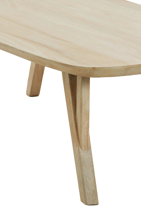 Coffee table 120x65x40 cm QUENZA mango wood natural