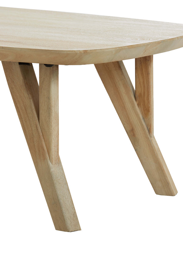 Coffee table 120x65x40 cm QUENZA mango wood natural