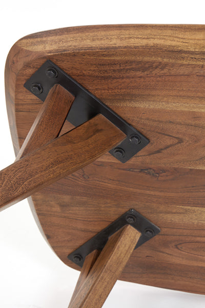 Coffee table 120x65x40 cm QUENZA acacia wood brown