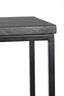 Console S/2 100x30x70+120x40x82 cm BRYSON wood matt black
