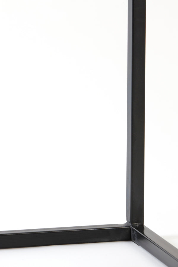 Console S/2 100x30x70+120x40x82 cm BRYSON wood matt black