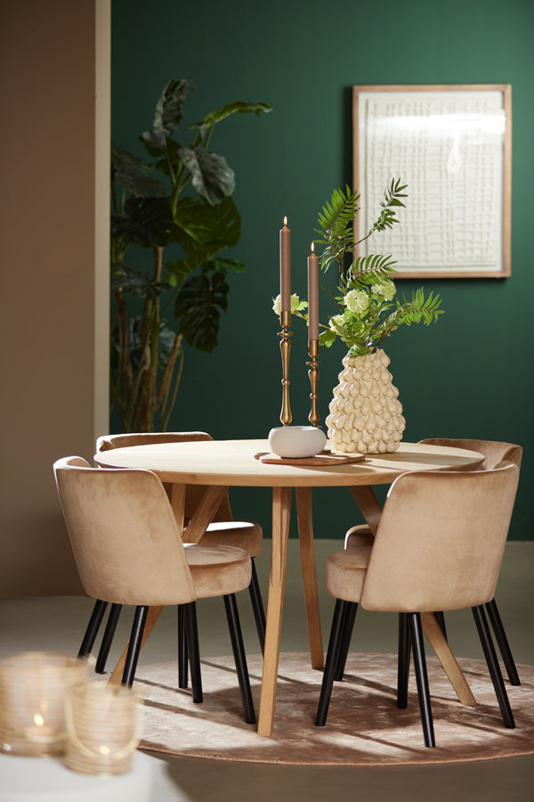 Dining table 120x76 cm QUENZA mango wood natural